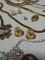 Vintage Silver and Gold Toned Mix of Jewelry
