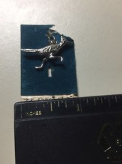 Vintage 1960s Griffith Sterling 3D Road Runner Charm NOS