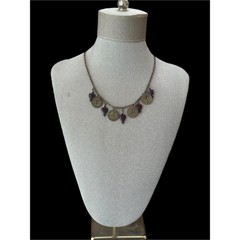 Vintage 1950’s NYC Subway Transit Token Romantic Charm Necklace