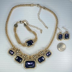NOS JTV Jewelry Lot Freshwater Pearl Crystal Necklace Bracelet Earring 16 pc Vtg