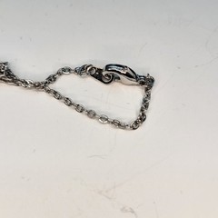 Lovely vintage necklace earrings silver plated teardrop pear stones bridal gift