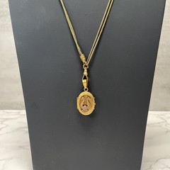 Antique Victorian W .& S. Blackinton Company Gold Filled Locket & Lyre Design