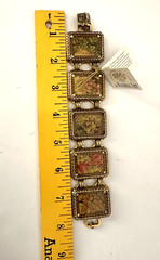 MAXIMAL ART John Wind Floral Bouquets Spring Sparkle Collection Bracelet Vintage