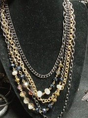 Vintage To Modern Cosrume Jewlery Lot Gold And Silver Tone Necklaces And More!