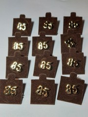 Lot Of 12 Vintage #85 Pins Gold Tone 1/2″ Unused