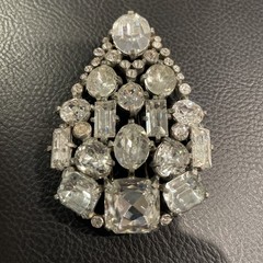 Vintage Eisenberg Original Signed Waterfall Teardrop Brooch