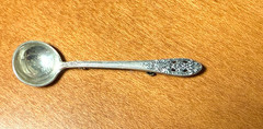 Antique Fine Arts 925 Sterling Spoon Brooch 2 1/4 inches long