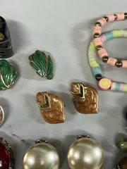 Clip On Earrings & More Reseller Lot Sarah Cov Pair And 925 Trinket Box