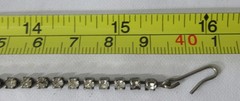 Retro Modern Art Deco Rhinestone Necklace Bracelet Earrings Set MCM c. Late 70s