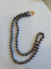 Vintage Tahitian Pearl Necklaces 18in.