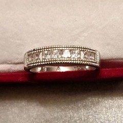Vintage Designer Sterling Silver & Cubic Zirconia Ring – Size 9 / 2.79 g NP#548
