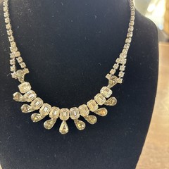 Vintage Necklaces 1940’s set of two chokers fine heirloom fashion jewlery