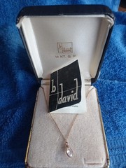 ✨ Vintage B. David 14K GF Necklace 24” Elegant 💛