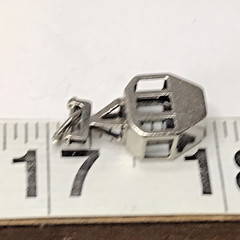 Sterling silver Gondola Ski Lift charm (Y62)