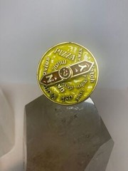 Yes No ring size 7.75 spinner band sterling silver band women