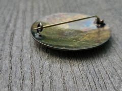 Vintage Norway 925 Sterling Ivar T. Holth Enamel Viking Ship Brooch 1940s