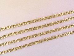 Estate Italian 18K Gold Solid Anchor Mariner 4.2mm /25″ Unisex Chain | 24.8grams