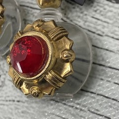 Vintage Casual Corner clip On earrings Lucite