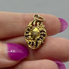 Victorian Gold Filled Watch Pendant Openwork Antique Fob Charm