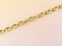 Estate Italian 18K Gold Solid Anchor Mariner 4.2mm /25″ Unisex Chain | 24.8grams