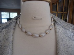 Vintage 16.5″ Link Choker, Brushed Silver Tone with Gold Tone Accents