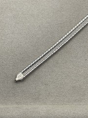 Vintage 925 Sterling Silver Italy Omega Bracelet 6 3/4” Width 5.7mm