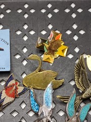 Lot Of Bird Themed Pins Bird Pin Lot MDTAR