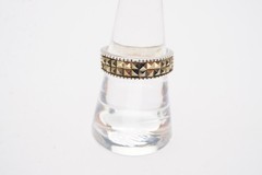 Vintage Sterling Silver 925 Marcasite Ring Size 7.75 G2