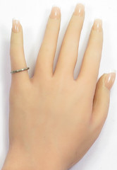 Antique Art Deco Wedding Band 14K White Gold Ring Size 6 UK-L1/2 2.21MM Width