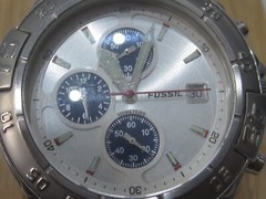 FOSSIL BLUE MENS WRIST WATCH CH-2428 Waterproof to 330ft/100m