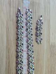 Camrose & Kross JBK J Kennedy Multi-Color Necklace Bracelet Extender Set Box COA