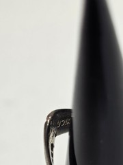 Vintage Modernist Balderas Taxco Mexican Sterling Silver Chevron Sz 4.25 LtG