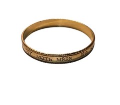 Vintage Mother In Languages From Around The World Bangle Bracelet