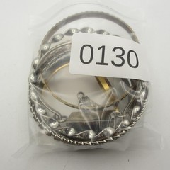 Vintage Bracelet Bangle Lot Silver Tone Alpaca Gold Tone Rhinestone