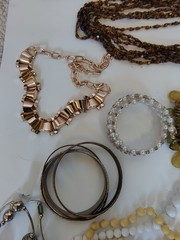 Vintage Costume Jewelry Lot Of 30 Items Unique Pieces Wearable