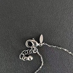Vintage AVON Silver Plated Red Rhinestone Marquise Bracelet Gothic Victorian