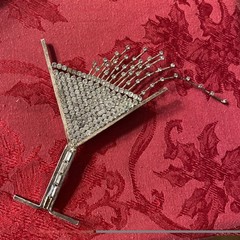 Butler and Wilson Antique Champagne Glass Brooch