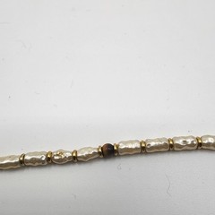 Vintage Signed Napier Women’s Necklace Gold Tone With Beads 30″