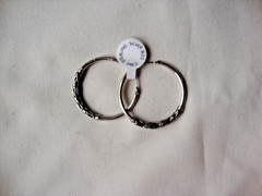 VTG 1970s STERLING SILVER 925 BALI INDONESIAN TWISTED WIRE WORK HOOP EARRINGS