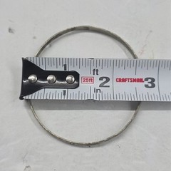 Vintage Mexico Silver Toned Bangle Bracelet – See Pictures