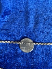 Vintage Sterling Silver Italy Braided Serpentine Chain Necklace 30in 3.53mm