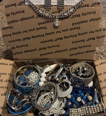 Vintage to Now Jewelry Lot, ALL WEARABLE Untested. No Broken. Box E8
