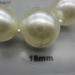 Vintage Hong Kong Necklace Simulated Pearl Graduated Double Strand 24 Inch