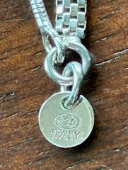 Sterling Silver Lariat Slide Bracelet Designer