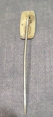 Antique Art Nouveau Stick Pin “September Morn” Bathing Beauty Nude Gold-plated