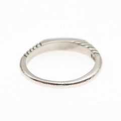 Carolyn Pollack 925 Sterling Silver Vintage Real MOP Inlay Stackable Ring Size 7