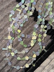 Vtg Natural Ethiopian Welo Fire Opal Tumble Beads Ethiopian Opal 17 inch
