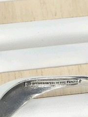 Vintage Elsa Peretti Tiffany & Co Sterling Silver Halston Era Hoop Earrings Rare