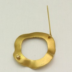 20K Yellow & White Gold .48 cttw Diamond Converted Vintage Brooch