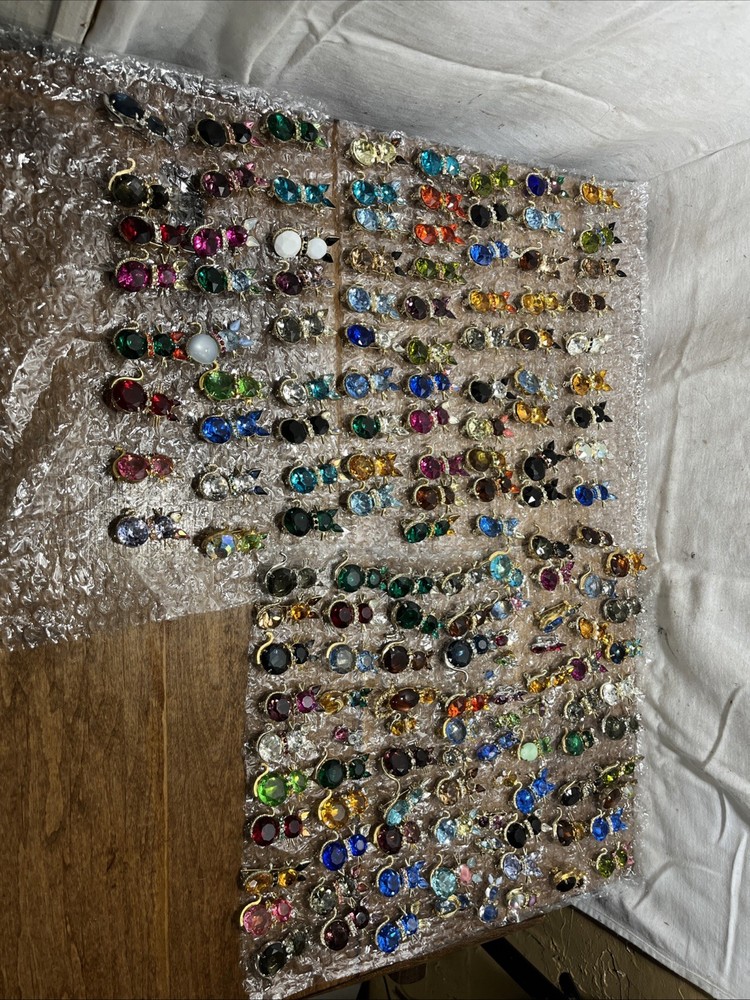 Vintage Mixed No Brand And Doods Cat Pin Rhinestone Brooch Reseller Lot 155pc ￼